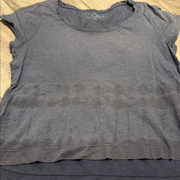J. Jill Tops - J Jill Women's Pure Jill Tie Dye High Loo Tee Blue Casual Top Medium Petite